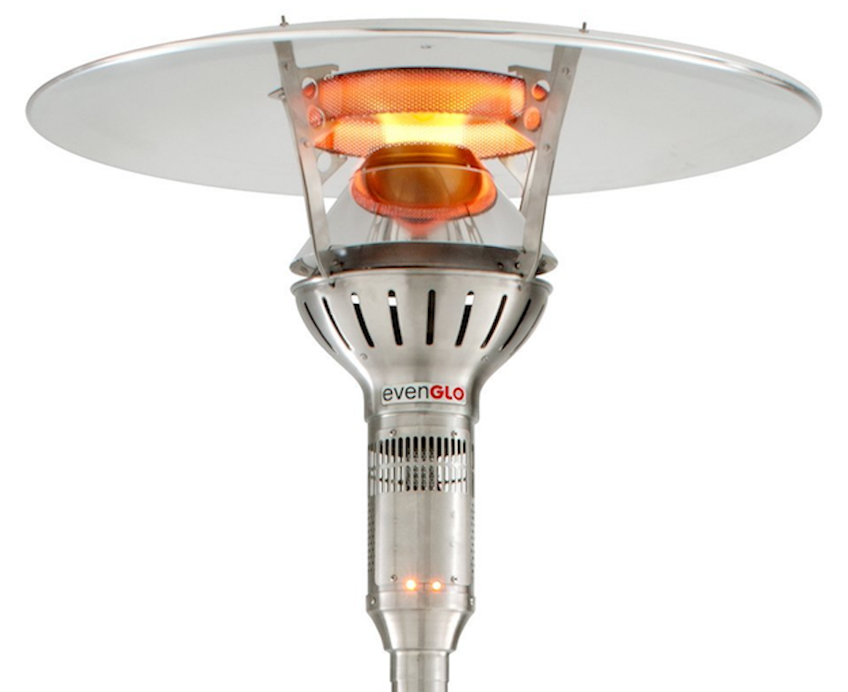 GA301U - IR Energy evenGLO, 53,000 btu, Natural Gas Patio Heater, Fixed Post Mount