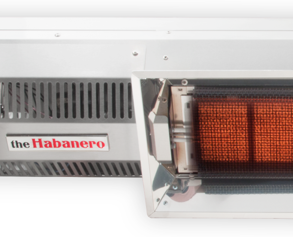 HAB50 - The Habanero by IR Energy, 48", High Intensity In/Outdoor Unvented Wall/Ceiling Mount, 50,000 btu, NG